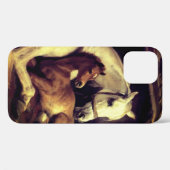 Landseer Pferde Case-Mate iPhone Hülle (Rückseite (Horizontal))