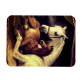 Landseer Pferde Magnet (Horizontal)