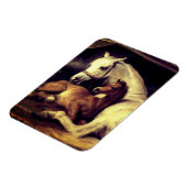 Landseer Pferde Magnet (Linke Seite)