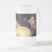 Landseer Pferde Mattglas Bierglas (VorderseiteRechts)