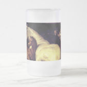 Landseer Pferde Mattglas Bierglas (Mittel)