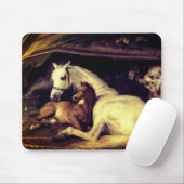 Landseer Pferde Mousepad (Mit Mouse)