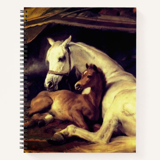 Landseer Pferde Notizblock (Vorderseite)