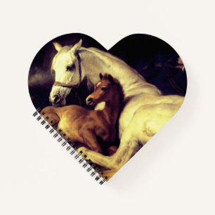 Landseer Pferde Notizblock