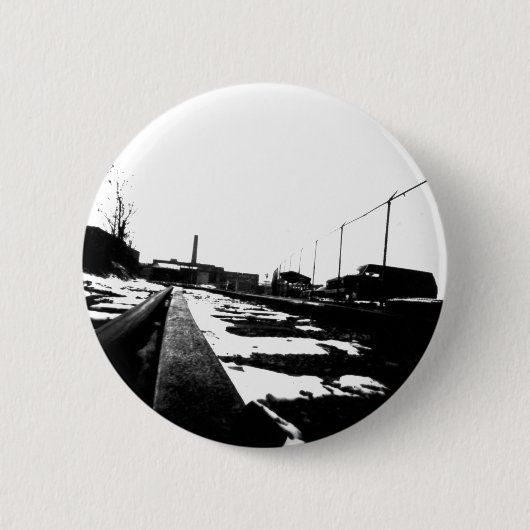 Landsicht auf Straßenbahnen Button (Vorderseite)