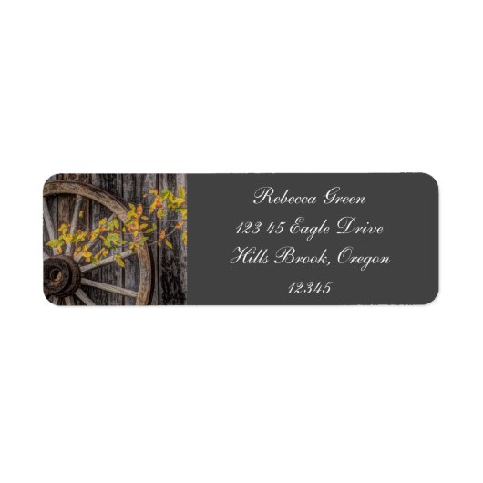 Landsitz - Rustikales Wagenrad für Western (Vorne)