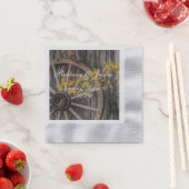 Landsitz - Rustikales Wagenrad für Western Serviette (Beispiel)