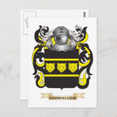 Landsmann-Wappen (Familienwappen) Postkarte (Vorne/Hinten)