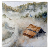 Landstall in Nebelwald Fliese (Vorderseite)