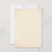 Landstall rustikale Hochzeitskarten RSVP Karte (Rückseite)