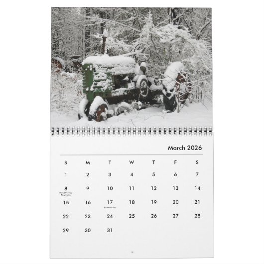 Landstall-Traktoren Kalender (Mär 2026)