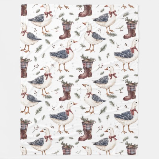 Landstiefel Gans Fleecedecke (Vorderseite)