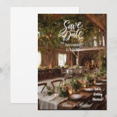 LANDSTIL SAVE-THE-DATE-KARTE (Vorne/Hinten)