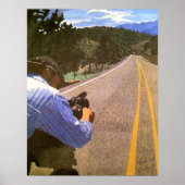 Landstraße abfüllen poster (Vorne)