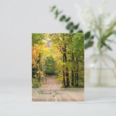 Landstraße Dankeschön Karte (Stehend Vorderseite)