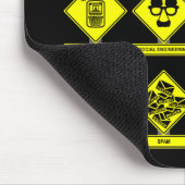 Landstraße der Drohungen Mousepad (Ecke)