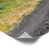 Landstraße durch Bäume, Oregon Poster (Ecke)