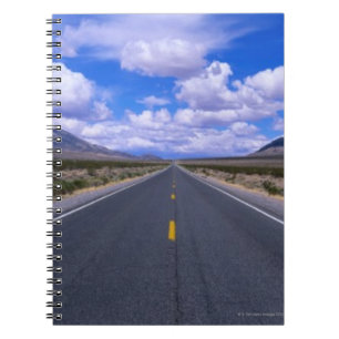 Landstraße durch Death Valley, Kalifornien Notizblock