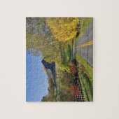 Landstraße durch die Region Bluegrass in Kentucky Puzzle (Vertikal)