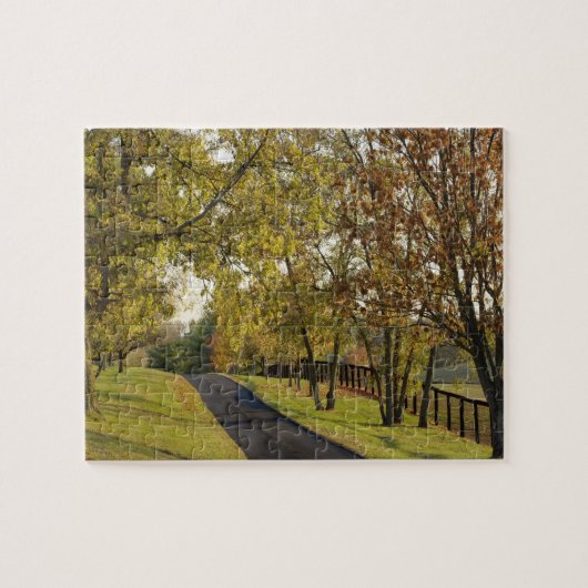 Landstraße durch die Region Bluegrass Kentucky 2 Puzzle (Horizontal)