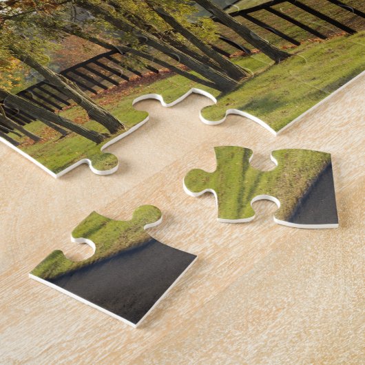 Landstraße durch die Region Bluegrass Kentucky 2 Puzzle (Seite)