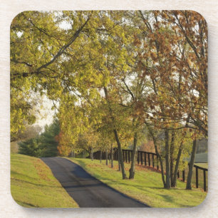 Landstraße durch die Region Bluegrass Kentucky 2 Untersetzer