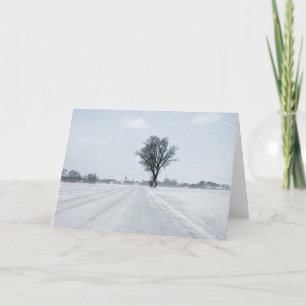 Landstraße Feiertagskarte