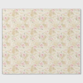 Landstraße Floral Geburtstag Geschenkpapier (Flach)