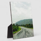 Landstraße Fotoplatte (Seite)