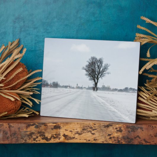 Landstraße Fotoplatte (Seite)