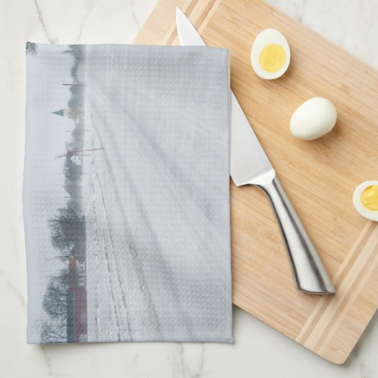 Landstraße Geschirrtuch (Viertel Falte)