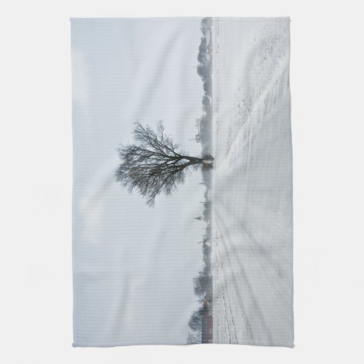 Landstraße Geschirrtuch (Vertikal)