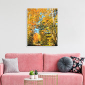 Landstrasse Herbstfarben New Hampshire Leinwanddruck (Insitu (Wohnzimmer))