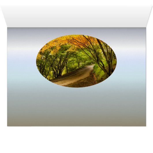 Landstraße im Herbst (Innenansicht Horizontal (Unten))