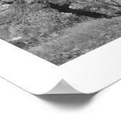 Landstraße im Winter: Cheshire, England Poster (Ecke)