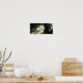 Landstraße in Cheshire Poster (Küche)