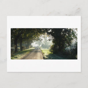 Landstraße in Cheshire Postkarte