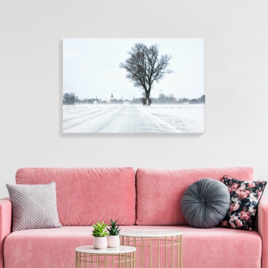 Landstraße Leinwanddruck (Insitu (Wohnzimmer))