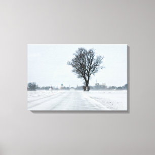 Landstraße Leinwanddruck