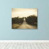 Landstraße Leinwanddruck (Insitu (Holzboden))