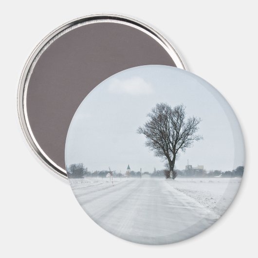 Landstraße Magnet (Vorderseite/Rückseite)