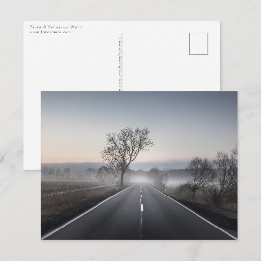 Landstraße Postkarte (Vorne/Hinten)