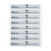 Landstraße Rundum-Adressaufkleber (Bogen)