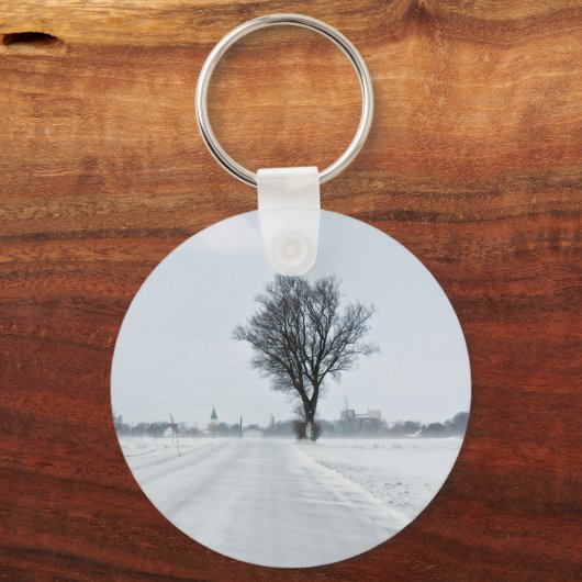 Landstraße Schlüsselanhänger (Vorderseite)