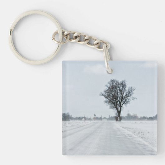 Landstraße Schlüsselanhänger (Vorderseite)