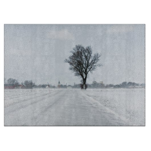 Landstraße Schneidebrett (Vorderseite)