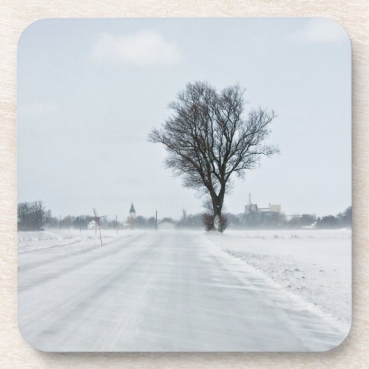 Landstraße Untersetzer (Vorderseite)