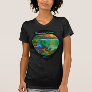 "Landstraße zum Himmel", magischer Fensterentwurf T-Shirt