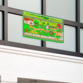 Landstraßen für Autos 2 1/2' x 4' Banner (Äußeres Gebäude)