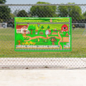 Landstraßen für Autos 3x5 Banner (Insitu)